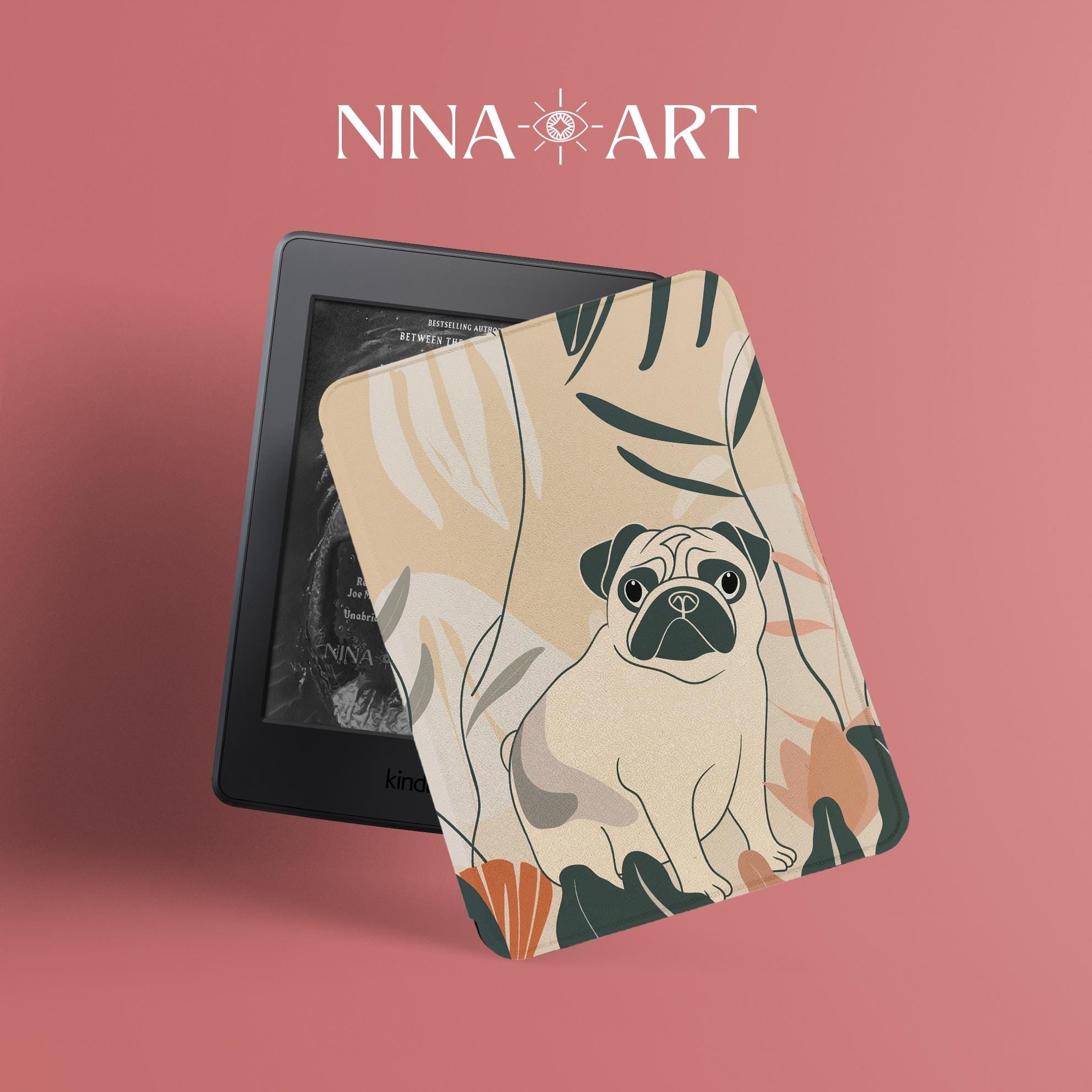 Pug Dog _ Kindle Case
