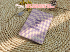 Purple Checker _ Kindle Case