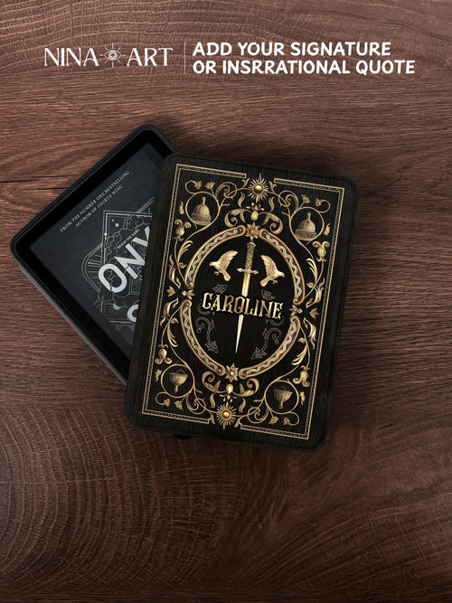 Antique Book Sword _ Kindle Case