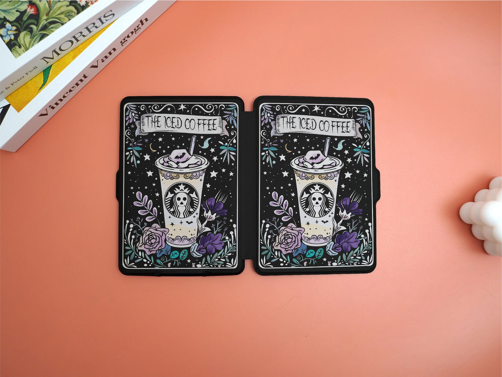 Iced coffee Tarot Card _ Kindle Case