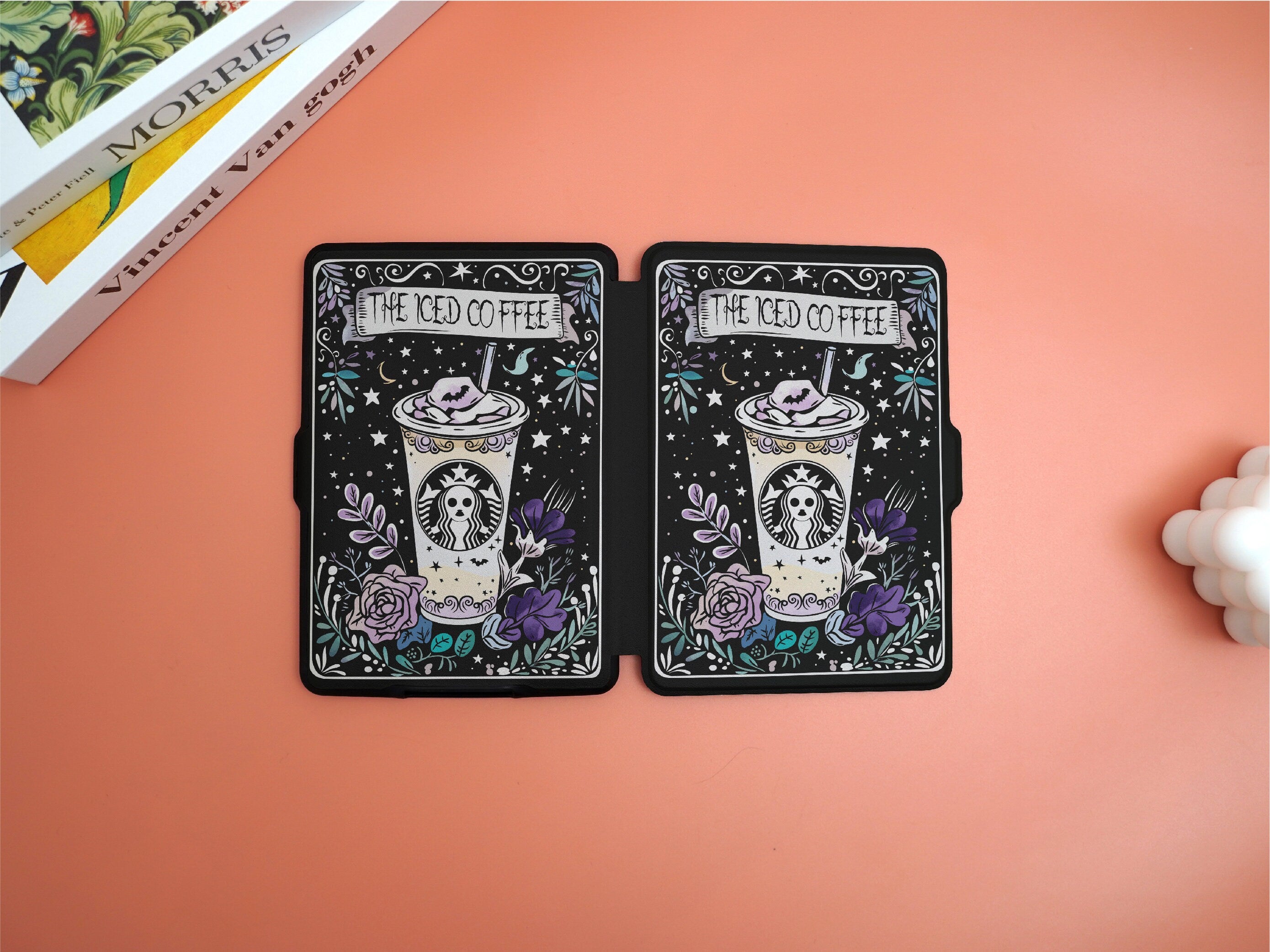 Iced coffee Tarot Card _ Kindle Case